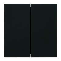 Переключатель 2-клавишный (механизм) Stekker Мия 250В 10А RSW10-3107-05 черный бархат 50448