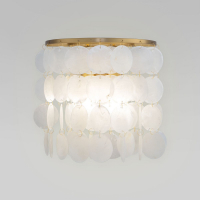 Настенный светильник Eurosvet 60084/2 латунь/перламутр a071169