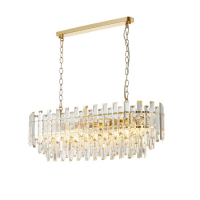 Подвесная люстра Lumien Hall Augusta LH0045/10PO-GD-CL