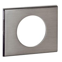 Рамка 1-постовая Legrand Celiane фактурная сталь 069101