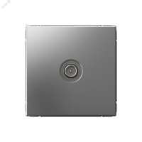 ARTGALLERY TV ТВ розетка оконечная 1DB, механизм, сталь Systeme Electric GAL000991
