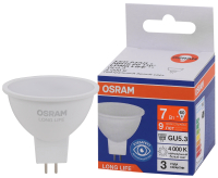 Лампа светодиодная LED 7Вт GU5.3 4000К 560Лм спот 220В (замена 60Вт) OSRAM LEDVANCE 4099854185540