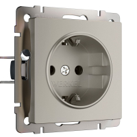 Розетка с/з со шторками Werkel W1271104 4690389211973 a069463