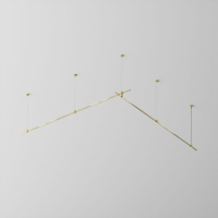 Основание двухуровневое на тросовых подвесах Hang для трековых светильников Maytoni Technical Flarity TFC-Flar-H06-BS