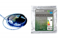 Светодиодная влагозащищенная лента TDM Electric 12В 2835 4.8Вт/м синий 5м IP65 SQ0331-0313