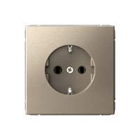 ARTGALLERY розетка с заземлением, 16А, механизм, шампань Systeme Electric GAL000543