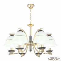 Подвесная люстра Arte Milano Florentia-1240 301240/6 Bk/Gd