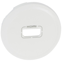 Лицевая панель Legrand Celiane розетки аудио/видео HDMI белая 068216