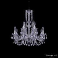 Подвесная люстра Bohemia Ivele Crystal 1402/8+4/195/h-60 Ni