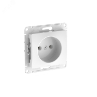 GLOSSA РОЗЕТКА без заземления, 16А, быстрозажимные клеммы, БЕЛЫЙ Systeme Electric GSL000141S