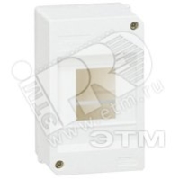 Эко Щит распределительный mini 1х4М накладной Legrand 001357