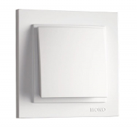 Выключатель одноклавишный Mono Electric Despina 10А 250В жемчуг 102-252525-100