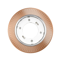 Светильник светодиодный  ДВО-15W встраиваемый под лампу GX53 декоративный с доп. подсветкой MG12 золотой  без лампы Jazzway JazzWay 5020078