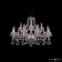 Подвесная люстра Bohemia Ivele Crystal 1413/10+5/300 G Balls