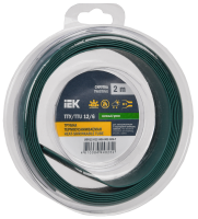 Трубка термоусадочная ТТУ нг-LS 12/6 зеленая (2м/упак) IEK UDR12-012-006-002-K06-T