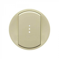 Лицевая панель Legrand Celiane выключателя одноклавишного с подсветкой слоновая кость 066210