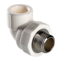 Угольник 32 х 1' НР комбинированный, полипропиленовый, белый VALTEC VTp.753.0.03206 PV7533206