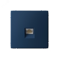 ARTGALLERY розетка компьютерная RJ45, кат. 6A, механизм, аквамарин Systeme Electric GAL001186