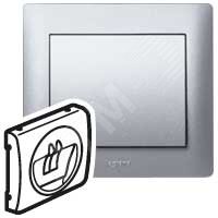 Galea Life Панель лицевая розетки для колонок aluminium Legrand 771300