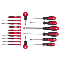 Набор отверток Fusion на полке, 18 шт., PH + SL + Torx, CrV, 3к рукоятка Matrix 11452