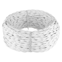 Ретро кабель Werkel витой двухжильный 1.5 мм белый W6452201 4690389165344