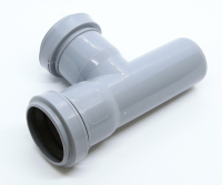 Тройник канализационный (полипропилен) 40х40/87.5град. PRO AQUA 214487