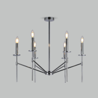 Люстра на штанге Eurosvet Anders 60142/6 хром Smart a061933