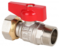 Кран шаровый с накидной гайкой 1/2' ВН ручка бабочка MVI BV.531.04