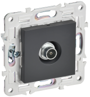 SKANDY Розетка TV оконечная SK-A12T титан IEK SK-A10-O-K48