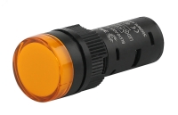 Лампа AD16DS(LED)матрица d16мм желтый 230В AC ЭРА Б0045618