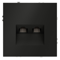 Розетка компьютерная двойная Voltum S70 VLS060208