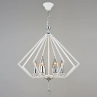 Подвесная люстра Reluce 05325-0.4-08 WT+CR