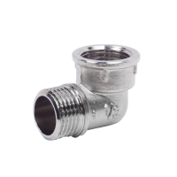 Угольник НВ 1/2' никелированный AQUALINK 02561