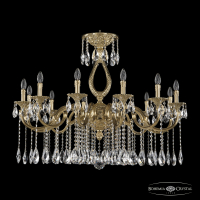 Подвесная люстра Bohemia Ivele Crystal Verona 72301/12/360 A G