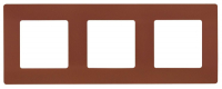 Рамка 3-постовая Legrand Etika какао 672573