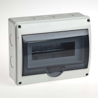 Тусо Щит открытой проводки на 10 модулей 250х200х107мм с вертикальной дверью RUVinil 69011