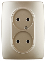 Розетка 2х2P Эра 12-2107-04 Б0031241