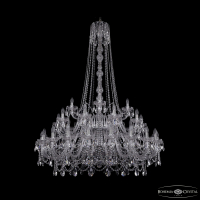 Подвесная люстра Bohemia Ivele Crystal 1411/20+10+5/460/h-175/2d Ni