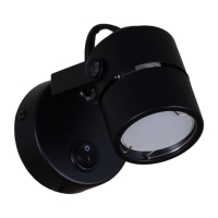 Спот Reluce 16020-9.5-001CT MR16 BK