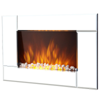 Электрокамин настенный 2 кВт зеркальная панель цвет серебро Electrolux EFP/W-2000S НС-1094761