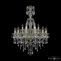Подвесная люстра Bohemia Ivele Crystal 1415/12+6/220/XL-86 G