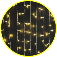 Гирлянда новогодняя светодиодная NGF-C02-357WW-8-2х1.5m-230-TR-IP20 Navigator Group 61867 21309