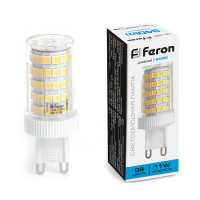 Лампа светодиодная LED 11вт 230в G9 дневной капсульная FERON LB-435 38151