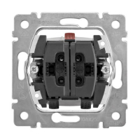 Переключатель двухклавишный кнопочный на 2 направления Legrand Galea Life 10A 250V 775810