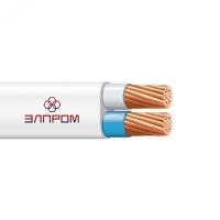 Шнур ШВВП 2х0.5 белый(200м) ТРТС Элпром БП-00012870