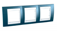 Рамка 3-постовая Schneider Electric Unica Хамелеон MGU6.006.854