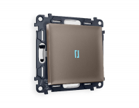 Комплект механизма 1-кл выключателя с подсветкой Ambrella Volt Alfa MA632020