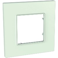 Unica-Quadro Рамка 1 пост матовое стекло Schneider Electric MGU2.702.17