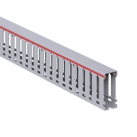 Короб перфорированный RL12 25х60 серый QUADRO DKC 00136RL