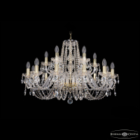 Подвесная люстра Bohemia Ivele Crystal 1402/12+6/300 G